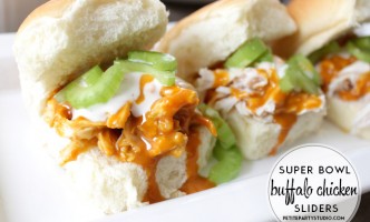 Buffalo Chicken Super Bowl Sliders